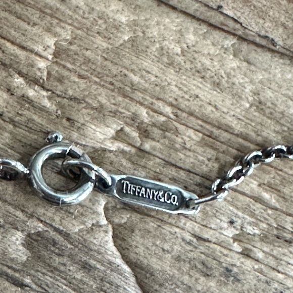 Tiffany@co Silver and 18k Gold Cross Pendant Necklace - Picture 6 of 7